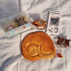 Orange cat Christmas gift pack